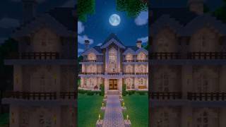 techno gamer house night view #minecraftshorts #minecraft