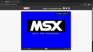 MSX Game Programming in C Language Part 01