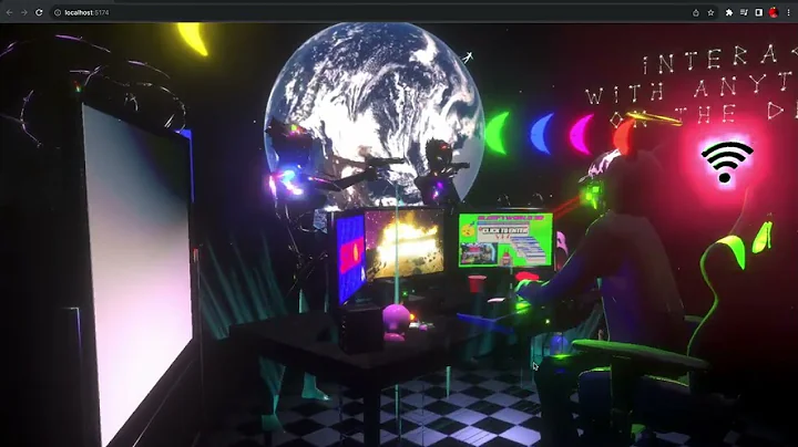 My 3D Portfolio Website made using Three.js and Blender 3d