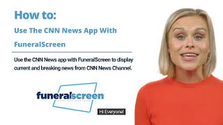 FuneralScreen How To Use The CNN News App With FuneralScreen screenshot 2