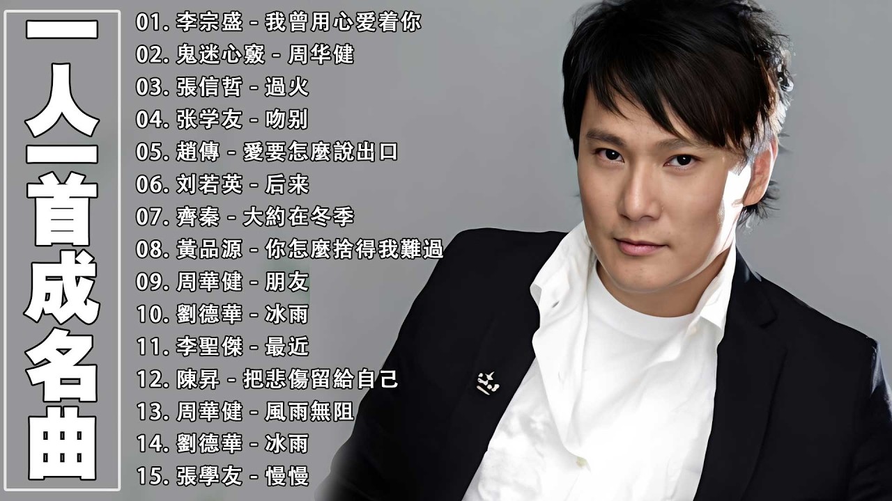 經典歌曲 🎧 【張宇, 蘇芮, 巫啟賢, 王傑, 邰正宵, 林憶蓮, 張信哲, 趙傳, 潘越雲, 潘美辰, 陳昇, 葉蒨文, 周華健, 劉德華, 陳淑樺, 黃品源, 張洪量,黃鶯鶯】