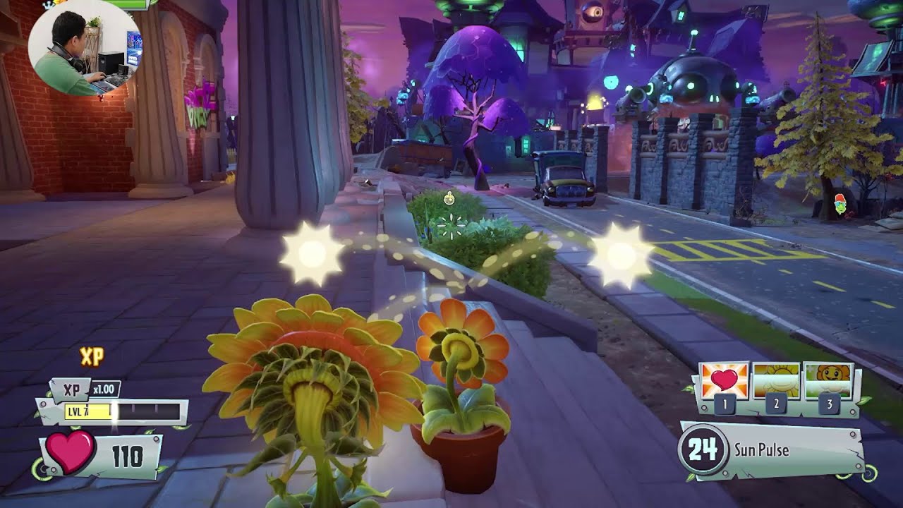Sun x Pea vs Zboss zombieland - Backyard Survival - Plants vs. Zombies: Garden Warfare 2 PVZ