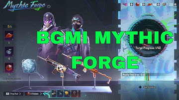 BGMI MYTHIC FORGE 3.9 | BGMI 3.9 UPDATE MYTHIC FORGE GUN SKIN OUTFIT | BGMI 3.9 MYTHIC FORGE