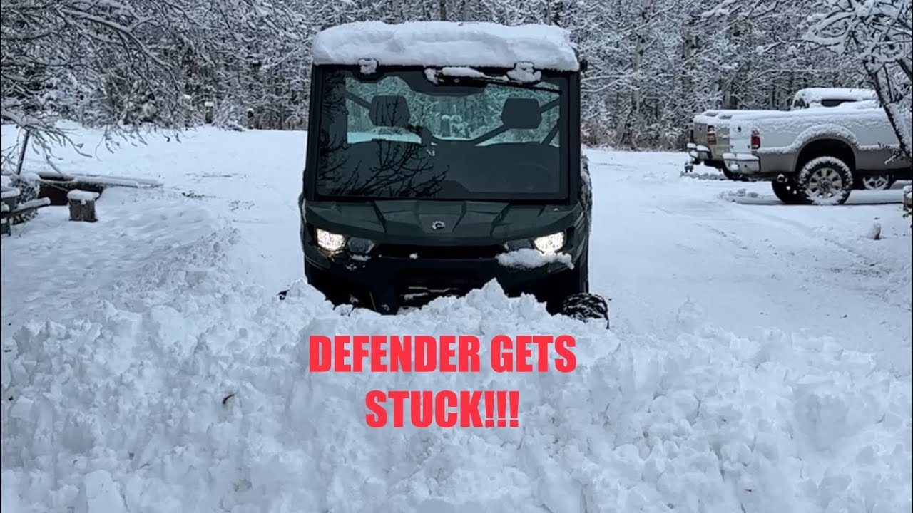 CANAM Defender gets stuck