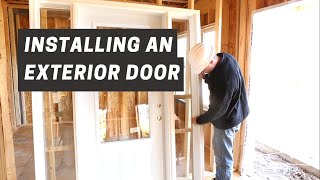 Installing an exterior door