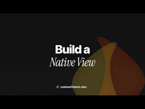Build a Native View with Expo Modules | iOS 26 Liquid Glass Effect in React Native