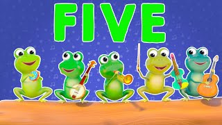 5 little speckled animals little baby bum nursery rhymes