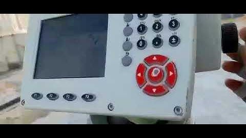 Back site Resection method leica TS 09 plus in urdu