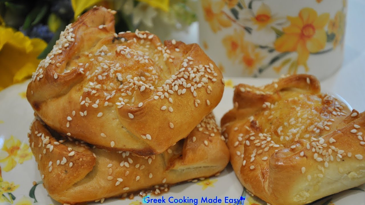 Flaounes Cypriot Easter Bread - Κυπριακές Πασχαλινές Φλαούνες (Cypriot cheese pies) | Greek Cooking Made Easy