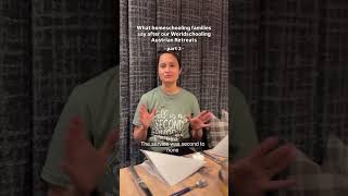 PART 3 of “What homeschooling families say after our Worldschooling Austrian Retreats”🏔️ Comment
