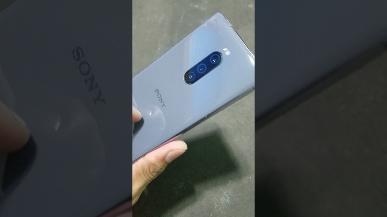sony xperia 1 japan AU (SOV40) grey - YouTube