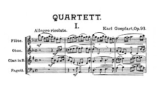Karl Eduard Goepfart – Wind Quartet