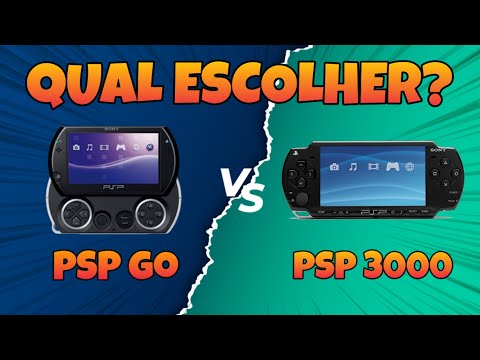 Vídeo: Diferença Entre Sony PlayStaion Portable PSP3000 E PSPgo