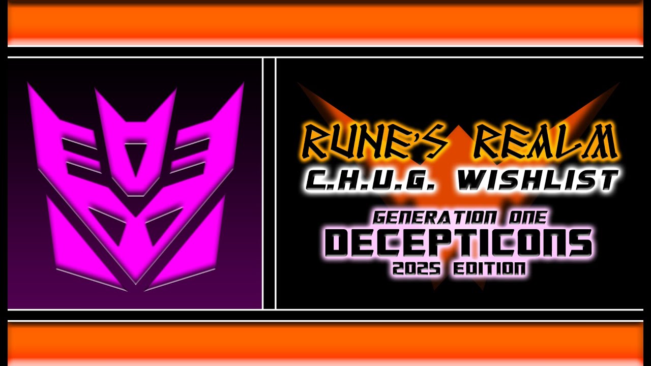 Список желаний Transformers C.H.U.G.: Десептиконы первого поколения || Царство Руны