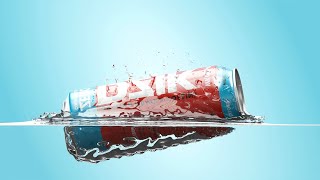 Motion Graphics Video For Energy Drink Cgi 3D Product Animation.