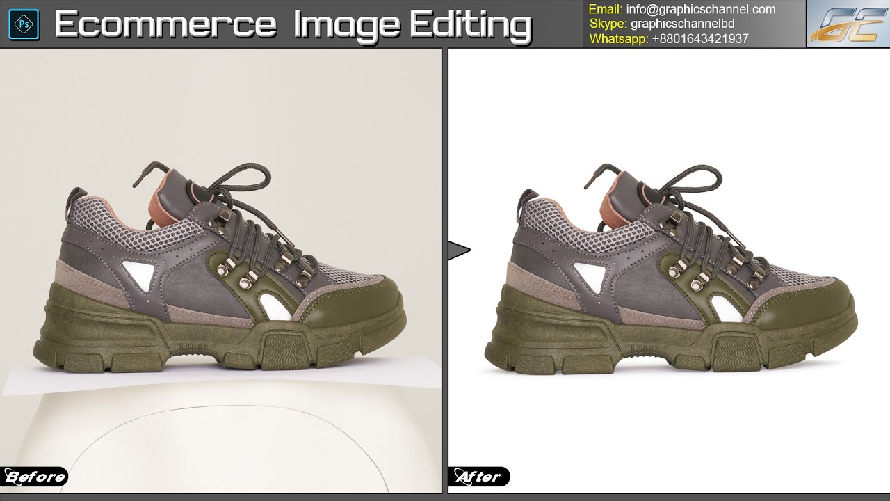 Ecommerce Product Image Editing |  Photo Editing Services
