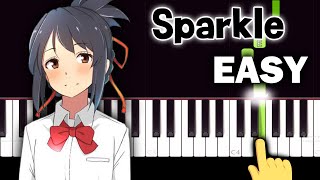 Your Name OST - Sparkle (2020 version) - EASY Piano tutorial @PianoHeroXD