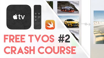 Free tvOS Swift Crash Course #2 - Pushing To A Detail View (Free Apple TV Tutorial Crash Course)