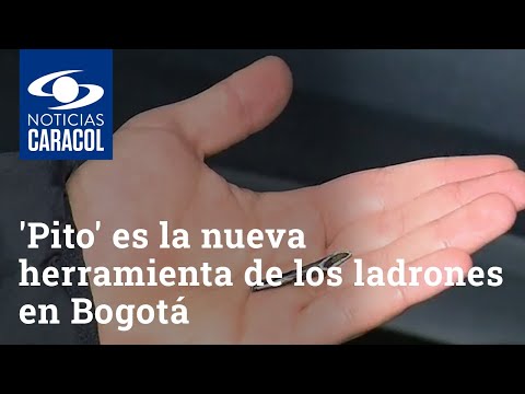Tubo afilado conocido como 'Pito' es la nueva herramienta de los ladrones en Bogotá
