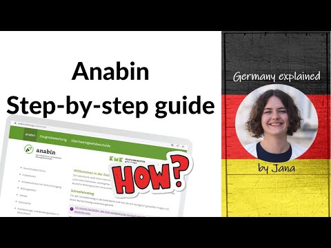 How to use the Anabin database: Step by step guide #HalloGermany