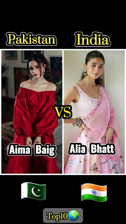 Pakistan VS India || Pakistani Actresses VS Indian Actresses || 🇵🇰 VS 🇮🇳 #shorts