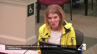 3/6/24 Animal Control Advisory Board