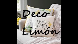 Deco Limón - Tendencia Primavera Verano 2021 - Lemon Trend Deco  - Spring Summer 2021