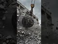 Wrecking Ball Destroys Building in Seconds 💥 #shorts