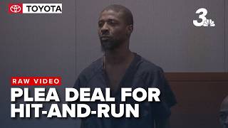 Raw video: Man charged in crash that killed 12-year-old Las Vegas boy reaches plea deal