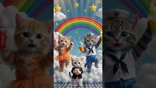 Cat Dance ♥️ Cute Kitten #Meowvs #cat #aicat
