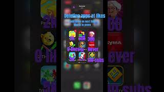 Deleting apps #fypシ #viral #gaming #apps screenshot 4