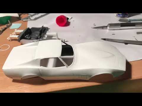 Details about   Corvette C3 Revell  1/32 Model Car Kit convert to slot Car 