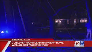 2 kids dead, infant hospitalized after being found in Duxbury home