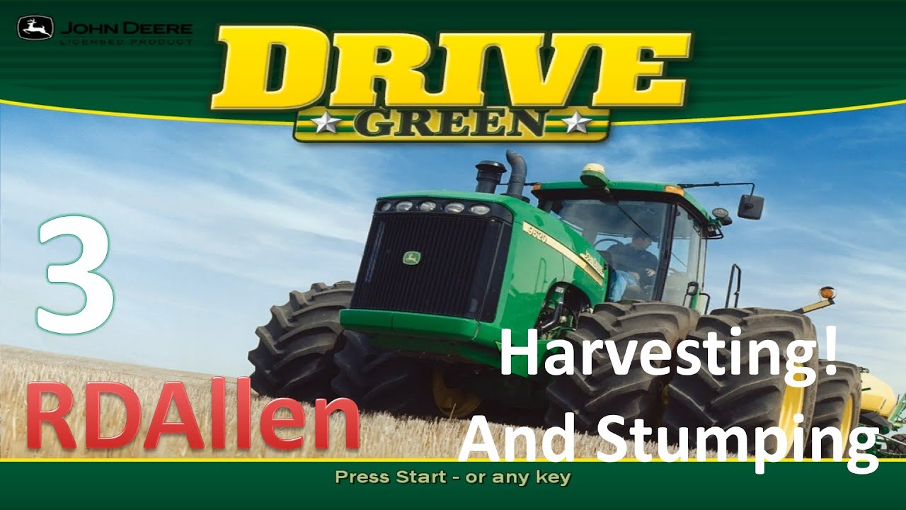 John Deere Drive Green E3 Harvesting and Stumpin YouTube