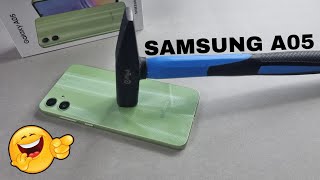 Samsung A05 Screen Scratch Test & Front Glass Test 🛠️🔨