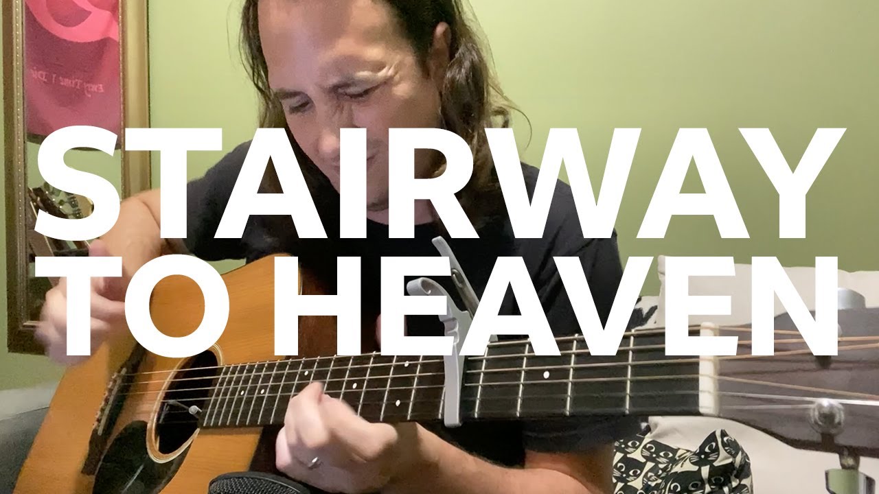 Led Zeppelin - Stairway To Heaven - Fingerstyle Cover - Ray McGale Acoustic (Original Arrangement)