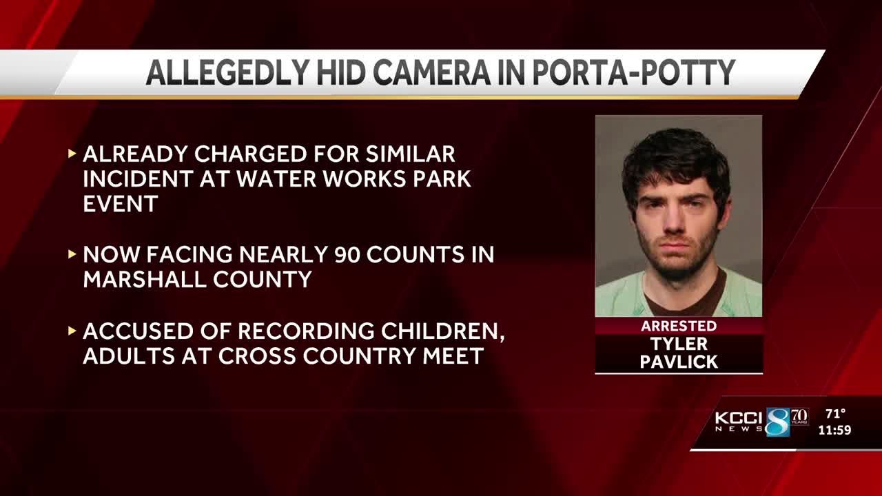 Des Moines man faces dozens of charges for allegedly hiding camera in ...
