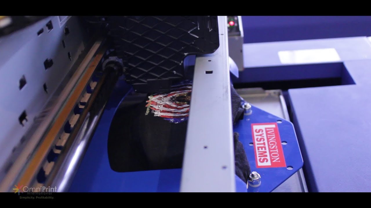 Printing With The Hat Platen OmniPrint International YouTube