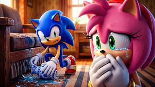 SONIC Secretly Hides Amy Rose's Broken Vase!! | SONIC x AMY Stories | Sonic The Hedgehog 3 Animation