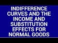 Indifference curve analysis   income and substitution effects