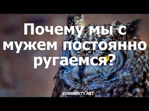 Почему мы с мужем постоянно ругаемся?