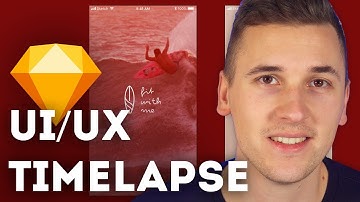 UI/UX Design Timelapse - Fitness App Login in 💎 Sketch