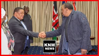 President Uhuru Kenyatta Meeting with Election Observers at State House in Nairobi