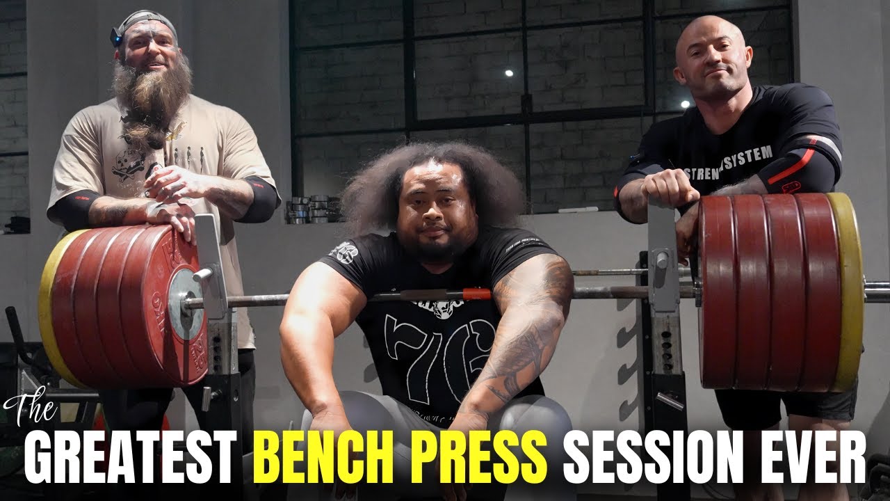 Heavy Bench Press w/ Australian Strength Coach & Big Vasa