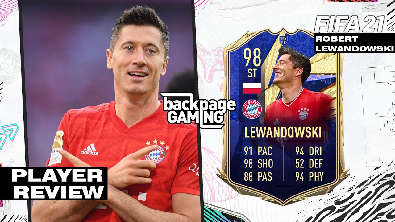 FIFA 21 | 98 TOTY LEWANDOWSKI PLAYER REVIEW | BEST STRIKER IN FUT?! | FIFA 21 Ultimate Team