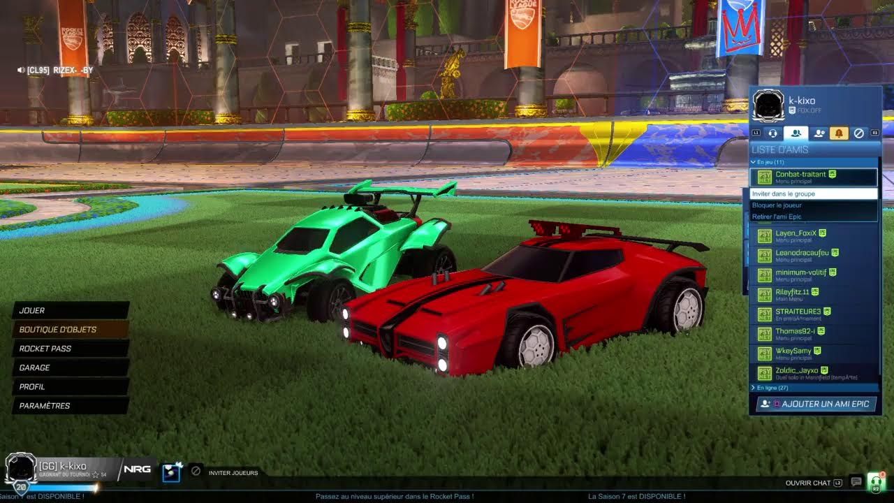 LIVE rocket league trade + game ps4 [fr] YouTube
