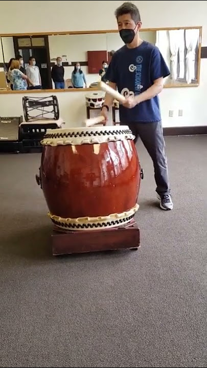 Taiko drumming.