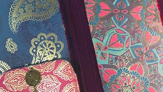 March Week 1 - Mood Board Inspired Folio Journal From Amazon Packaging Part 1