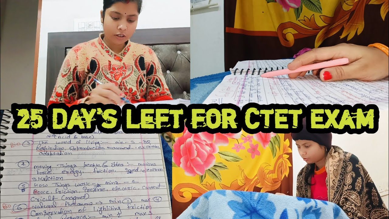 CTET PREPARATION JOURNEY Last 25 Days 🎯 || Aaj se Ctet Ki Taiyari Kaise suru kare ||