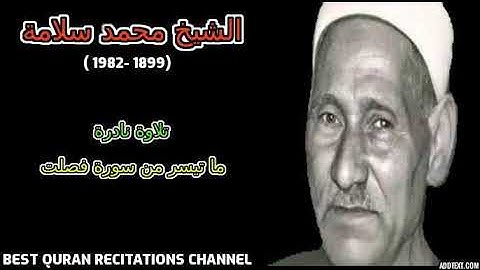 الشيخ محمد سلامة - ما تيسر من سورة فصلت